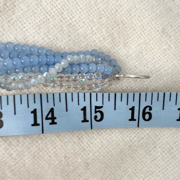 Vintage beaded necklace & earrings set - Picture 6 of 7